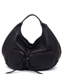Fashion Woven Pocket Hobo Shoulder Bag CH017